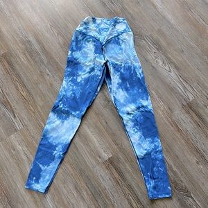 Vitality Blue Tie Dye Leggings
